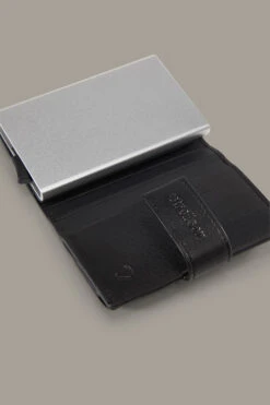 Strellson E-Cage-Kartenetui C-Three Carter, Schwarz -Strellson 9516095569950