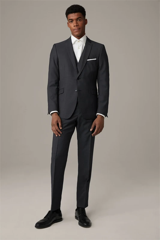 Strellson Baukasten-Sakko Allen, Anthrazit Meliert 5 Strellson Baukasten-Sakko Allen, Anthrazit Meliert – Bild 3