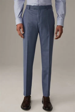 Strellson Baukasten-Hose Jans, Blau Gemustert