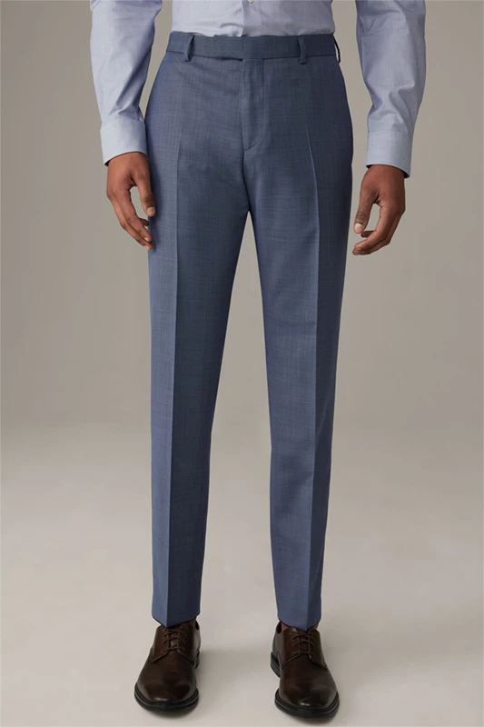 Strellson Baukasten-Hose Jans, Blau Gemustert 3 Strellson Baukasten-Hose Jans, Blau Gemustert