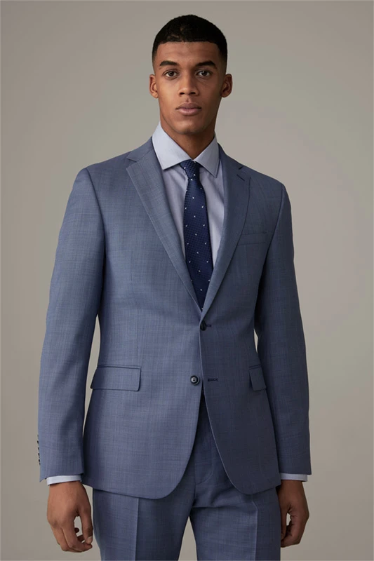 Strellson Baukasten-Sakko Rick, Blau Gemustert 3 Strellson Baukasten-Sakko Rick, Blau Gemustert