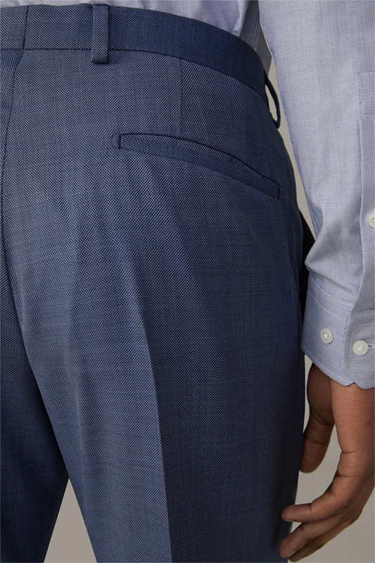 Strellson Baukasten-Hose Jans, Blau Gemustert 7 Strellson Baukasten-Hose Jans, Blau Gemustert – Bild 5