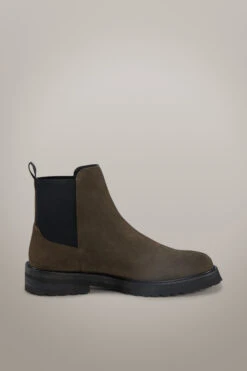 Strellson Veloursleder-Chelsea Boots Epsom Nimonico #wearindependent, Dunkelgrün -Strellson 9609726263326