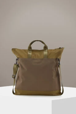 Strellson Maxi Umhängetasche Southwark Parrish, #wearindependent, Khaki -Strellson 9680365551646