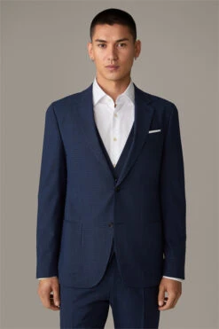 Strellson Flex Cross Baukasten-Sakko, Navy Kariert