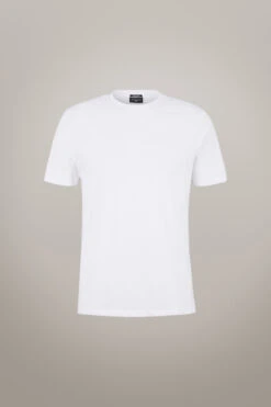 Strellson Baumwoll-T-Shirt Clark, Weiß -Strellson 9694482006046