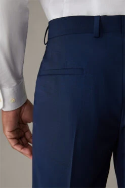 Strellson Flex Cross Anzug Rick-Jans, Blau Strukturiert -Strellson 9746055856158 1