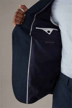 Strellson Flex Cross Anzug Allen-Mercer, Navy Kariert -Strellson 9746056380446