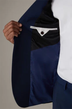 Strellson Flex Cross Anzug Rick-Jans, Blau Strukturiert -Strellson 9746056577054 1