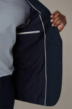Strellson Flex Cross Anzug Allen-Mercer, Navy Kariert -Strellson 9746057035806 1