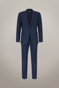 Strellson Flex Cross Anzug Allen-Mercer, Navy Kariert -Strellson 9746058149918