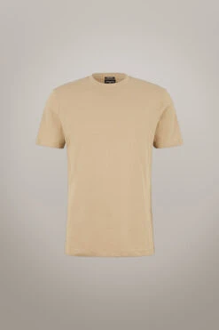 Strellson Baumwoll-T-Shirt Clark, Hellbeige -Strellson 9746946949150 1