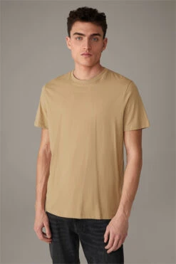 Strellson Baumwoll-T-Shirt Clark, Hellbeige