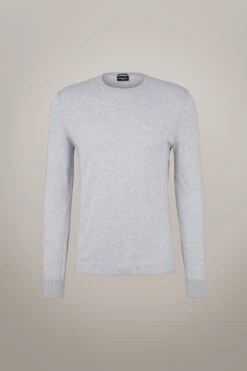 Strellson Baumwoll-Pullover Vincent, Grau Meliert 13 Strellson Baumwoll-Pullover Vincent, Grau Meliert -Strellson 9754053935134