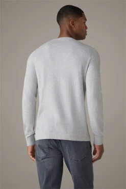 Strellson Baumwoll-Pullover Vincent, Grau Meliert 11 Strellson Baumwoll-Pullover Vincent, Grau Meliert -Strellson 9754055999518