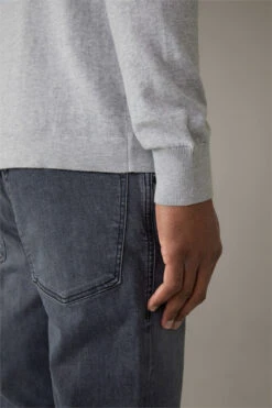 Strellson Baumwoll-Pullover Vincent, Grau Meliert 12 Strellson Baumwoll-Pullover Vincent, Grau Meliert -Strellson 9754057244702