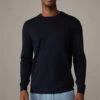 Strellson Baumwoll-Pullover Vincent, Navy -Strellson 9763900227614