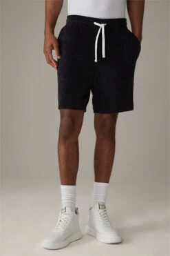 Strellson Frottee-Shorts Joseph, Dunkelblau