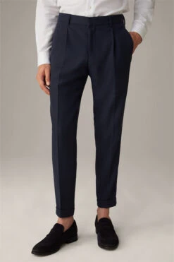 Strellson Baukasten-Hose Luis, Dunkelblau Meliert