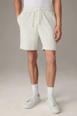 Strellson Frottee-Shorts Joseph, Offwhite