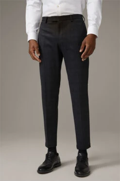 Strellson Flex Cross Baukasten-Hose Kynd, Anthrazit Kariert