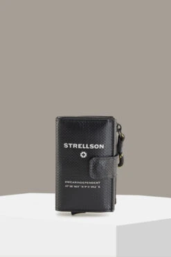 Strellson E-Cage-Kartenetui C-Four Stockwell, Schwarz -Strellson 9794999386142