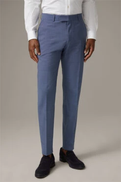 Strellson Flex Cross Baukasten-Anzughose Max, Blau Meliert