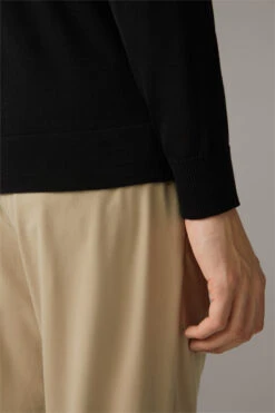 Strellson Schurwoll-Pullover Marek, Schwarz -Strellson 9806936014878